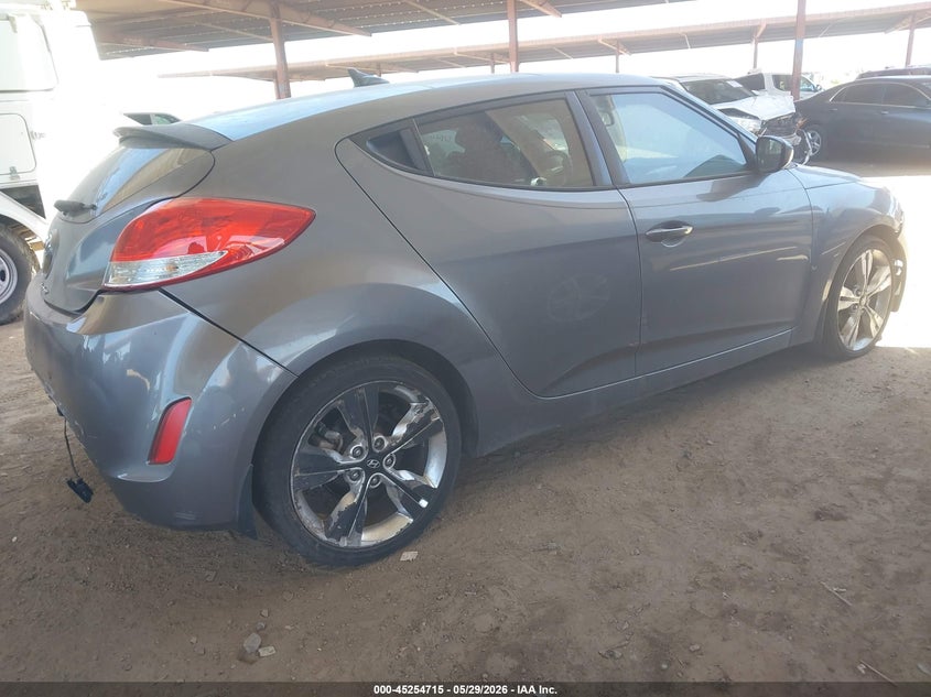 2017 Hyundai Veloster VIN KMHTC6AD5HU315997 IAAI salvage auction — UNKNOWN, Clear (Arizona), sold $300 on 2026-07-14 (photo 4)