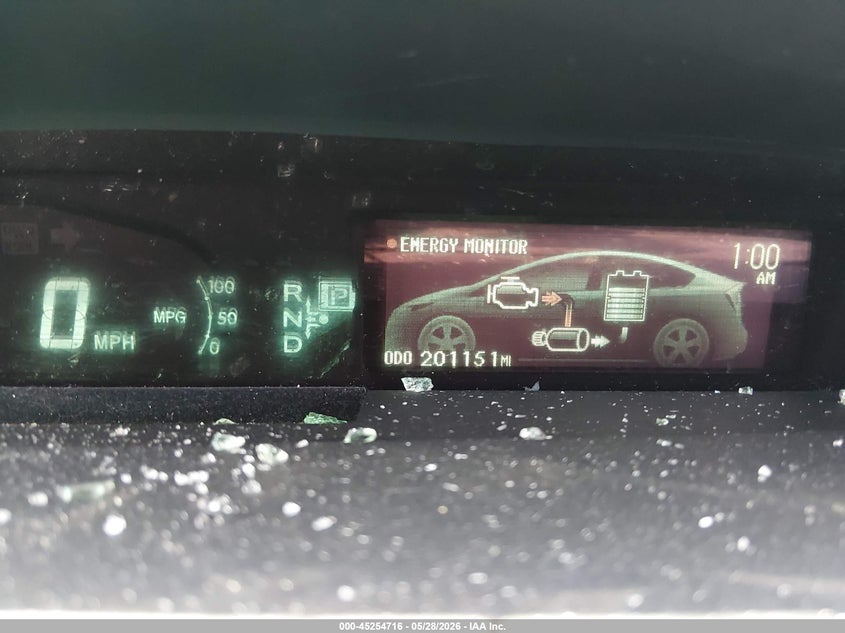 2013 Toyota Prius VIN JTDKN3DUXD5651752 IAAI salvage auction — NORMAL WEAR, Salvage (California), sold $1,050 on 2026-07-20 (photo 7)