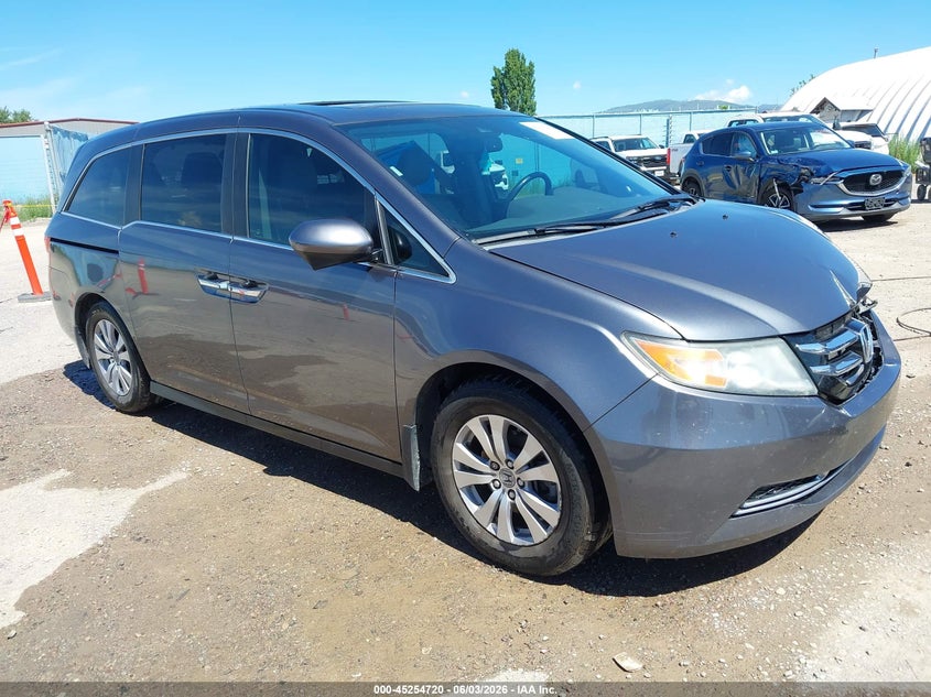 2016 Honda Odyssey VIN 5FNRL5H64GB144795 IAAI salvage auction — FRONT END, Salvage Title, sold $3,600 on 2026-07-10 (photo 1)