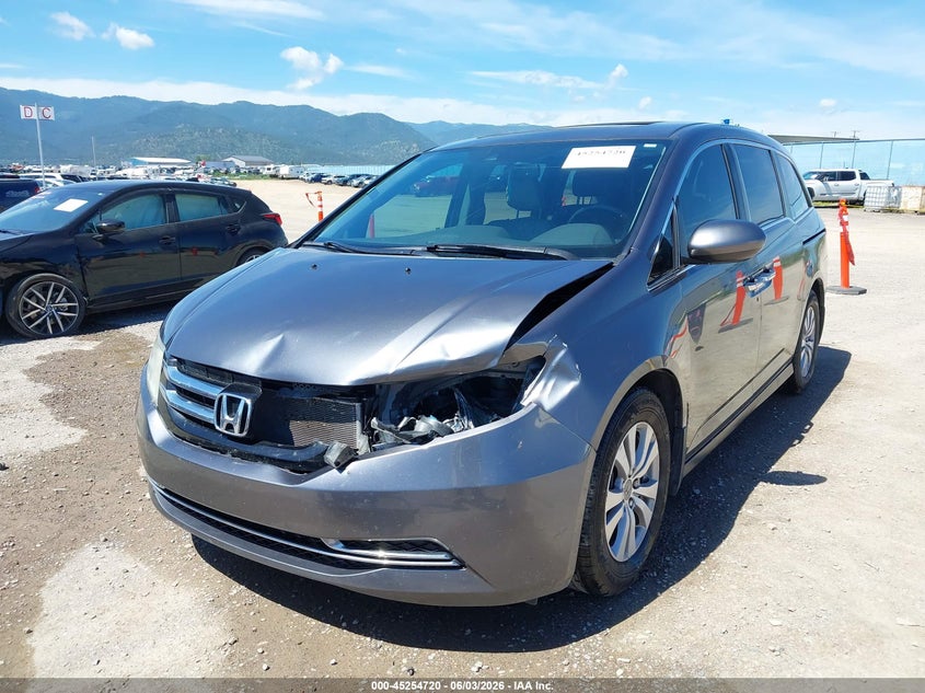 2016 Honda Odyssey VIN 5FNRL5H64GB144795 IAAI salvage auction — FRONT END, Salvage Title, sold $3,600 on 2026-07-10 (photo 6)