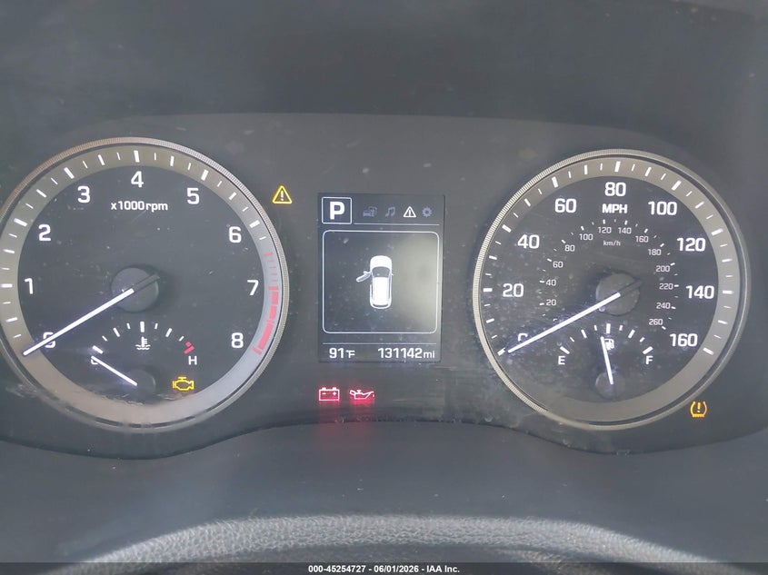 2017 Hyundai Tucson VIN KM8J33A2XHU415727 IAAI salvage auction — FRONT & REAR, Salvage Title, sold $2,150 on 2026-07-14 (photo 7)