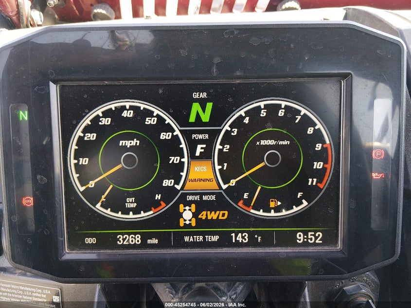 2021 Kawasaki Teryx VIN JKARFCD13MB501026 IAAI salvage auction — SIDE, Ohv Salvage (Nevada), sold $1,650 on 2026-07-28 (photo 7)