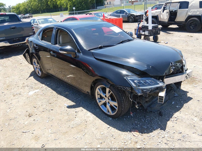 2010 Lexus Is 250 VIN JTHBF5C23A5109914 IAAI salvage auction — FRONT END, Clear (Tennessee), sold $800 on 2026-07-30 (photo 1)