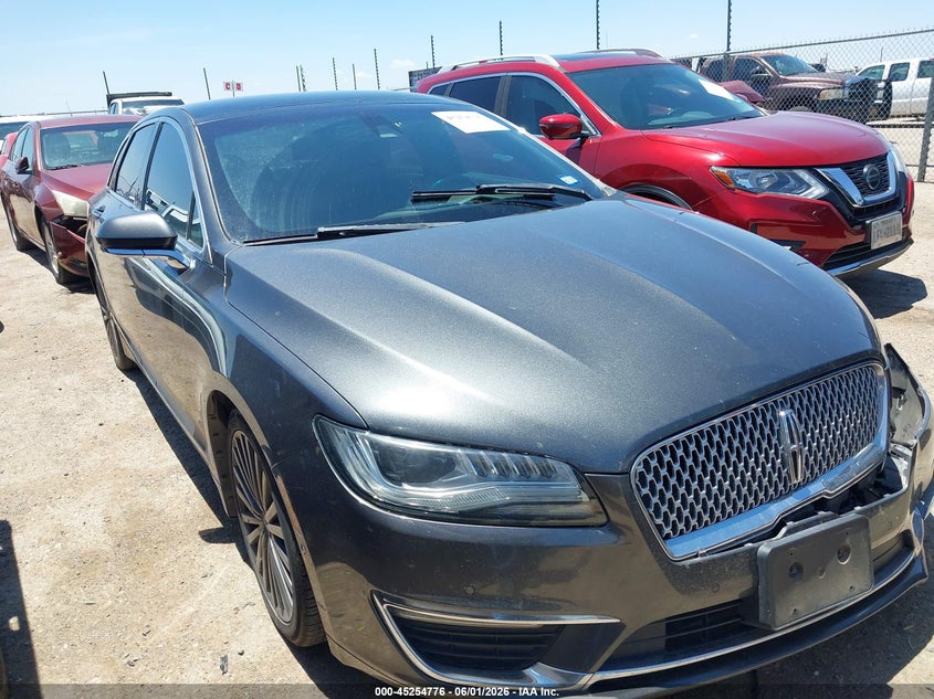 2017 Lincoln Mkz VIN 3LN6L5E94HR648633 IAAI salvage auction — LEFT SIDE, Salvage Title, sold $1,350 on 2026-07-28 (photo 1)