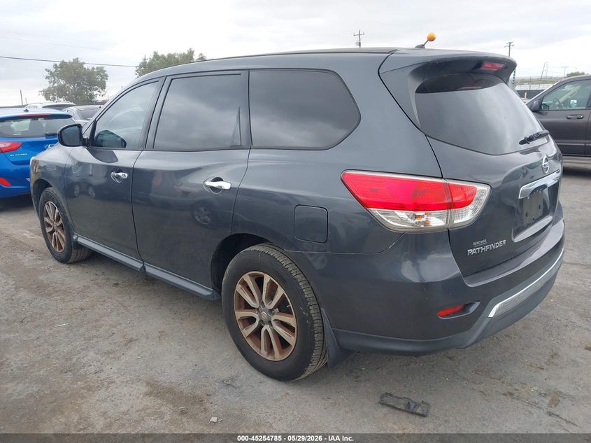 2013 Nissan Pathfinder VIN 5N1AR2MN7DC659835 IAAI salvage auction — NORMAL WEAR, Salvage Title, sold $375 on 2026-07-09 (photo 3)