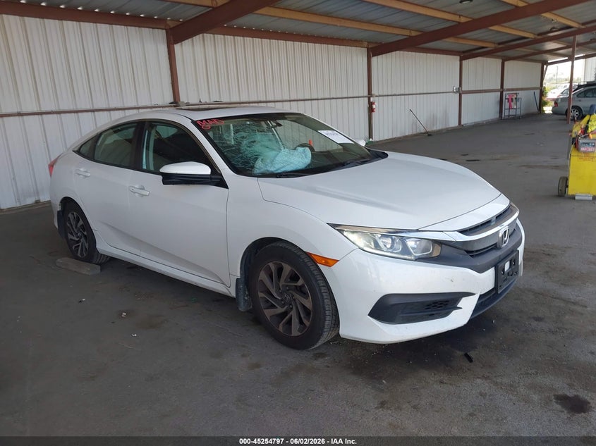 2016 Honda Civic VIN 19XFC2F71GE246753 IAAI salvage auction — LEFT SIDE, Salvage Title, sold $4,100 on 2026-07-09 (photo 1)