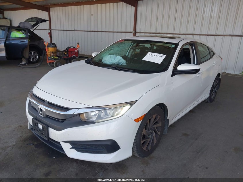 2016 Honda Civic VIN 19XFC2F71GE246753 IAAI salvage auction — LEFT SIDE, Salvage Title, sold $4,100 on 2026-07-09 (photo 6)