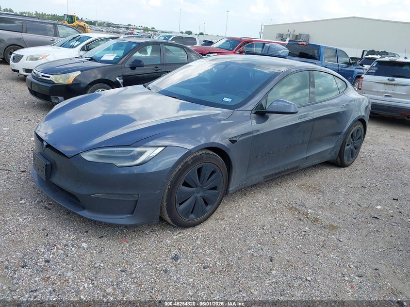2021 Tesla Model s VIN 5YJSA1E56MF428257 IAAI salvage auction — NORMAL WEAR, Salvage Title, sold $21,150 on 2026-07-16 (photo 2)