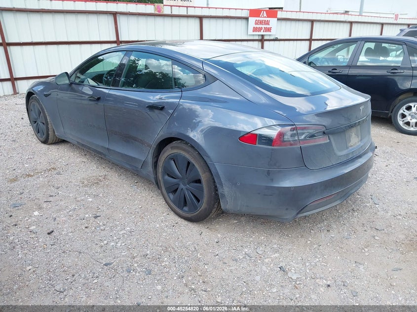 2021 Tesla Model s VIN 5YJSA1E56MF428257 IAAI salvage auction — NORMAL WEAR, Salvage Title, sold $21,150 on 2026-07-16 (photo 3)