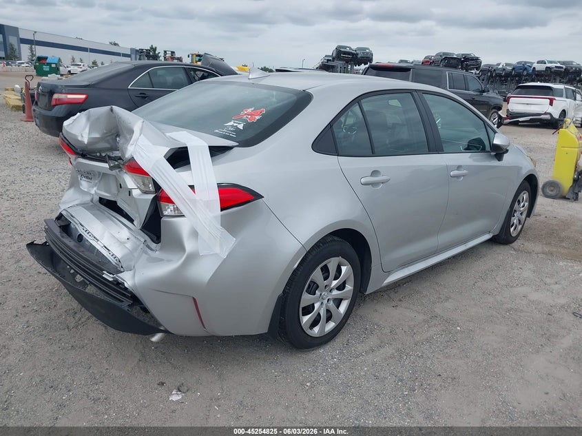 2025 Toyota Corolla VIN 5YFB4MDE8SP341813 IAAI salvage auction — REAR END, Salvage Title, sold $6,600 on 2026-07-18 (photo 4)