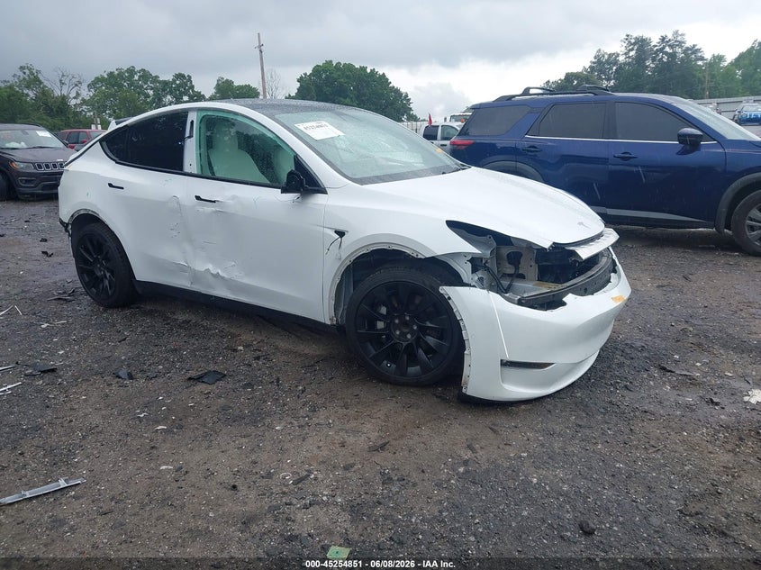 2021 Tesla Model y VIN 5YJYGDED9MF181396 IAAI salvage auction — REAR END, Salvage Title, sold $6,000 on 2026-07-09 (photo 1)