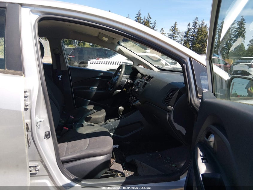 2014 Kia Rio VIN KNADM4A32E6361091 IAAI salvage auction — FRONT END, Salvage Title, sold $400 on 2026-07-08 (photo 5)