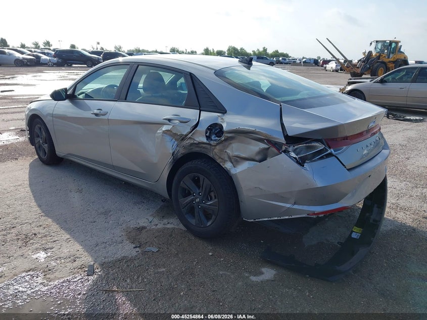 2021 Hyundai Elantra VIN 5NPLM4AG5MH052267 IAAI salvage auction — LEFT REAR, Salvage Title, sold $2,700 on 2026-07-22 (photo 3)