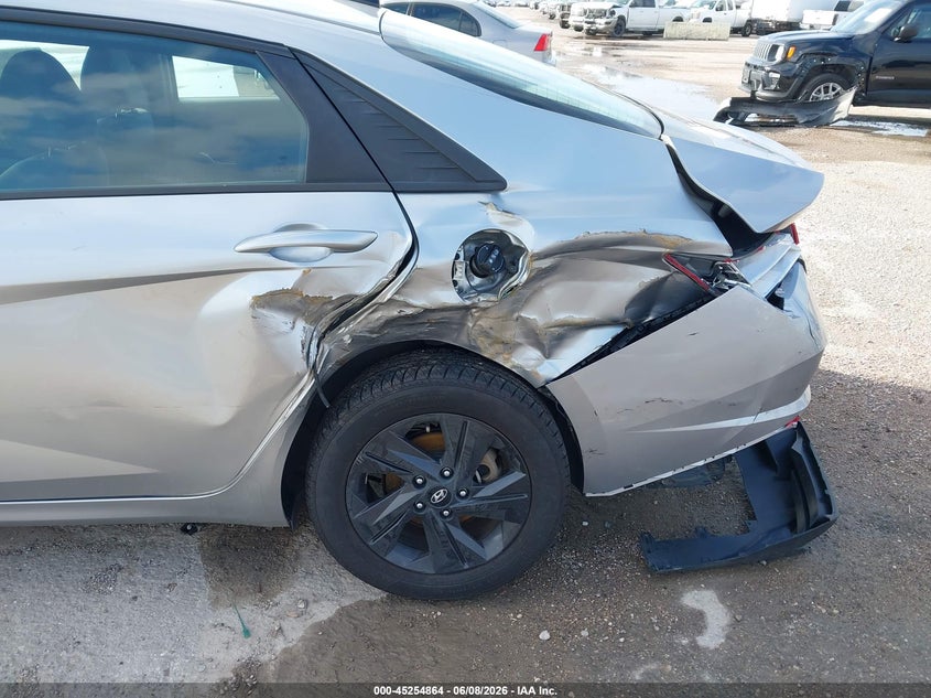 2021 Hyundai Elantra VIN 5NPLM4AG5MH052267 IAAI salvage auction — LEFT REAR, Salvage Title, sold $2,700 on 2026-07-22 (photo 6)