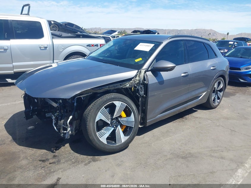 2022 Audi E-tron VIN WA1LAAGE2NB009838 IAAI salvage auction — FRONT END, Salvage Title, sold $12,150 on 2026-07-07 (photo 2)