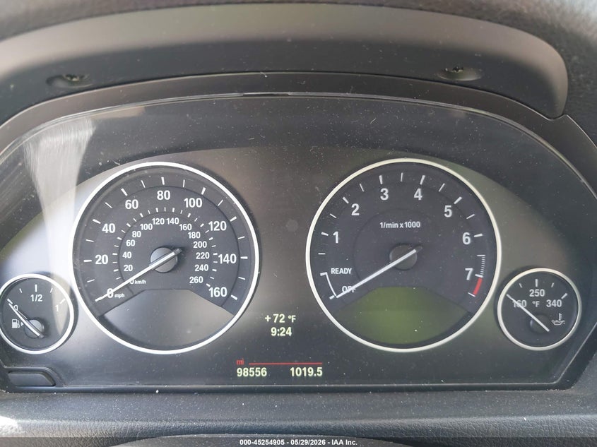 2014 BMW 3er VIN WBA3C1C59EK109535 IAAI salvage auction — RIGHT FRONT, Salvage Title, sold $900 on 2026-08-05 (photo 7)