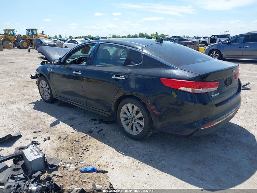 2016 Kia Optima VIN 5XXGU4L32GG075985 IAAI salvage auction — FRONT END, Salvage Title, sold $500 on 2026-07-22 (photo 3)