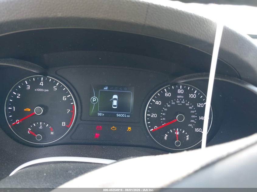 2016 Kia Optima VIN 5XXGU4L32GG075985 IAAI salvage auction — FRONT END, Salvage Title, sold $500 on 2026-07-22 (photo 7)