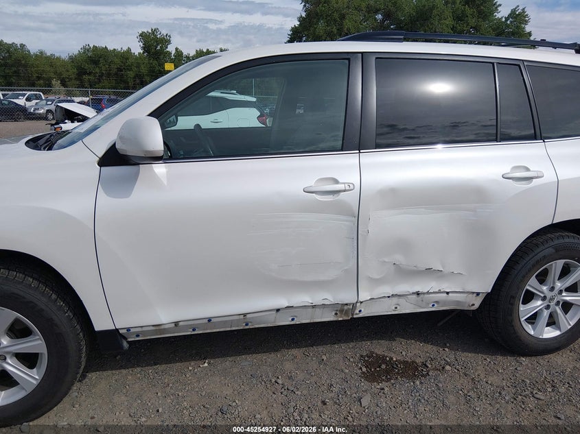 2012 Toyota Highlander VIN 5TDBK3EH2CS165696 IAAI salvage auction — LEFT SIDE, Salvage (Montana), sold $2,550 on 2026-07-22 (photo 6)