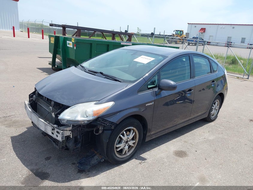 2010 Toyota Prius VIN JTDKN3DU5A0124419 IAAI salvage auction — FRONT END, Prior Salvage (Minnesota), sold $500 on 2026-07-27 (photo 2)
