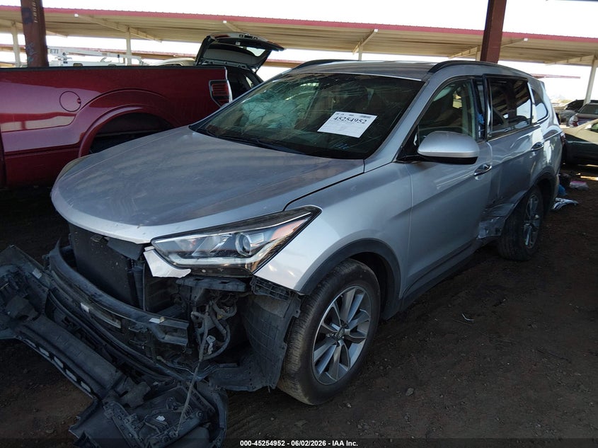 2018 Hyundai Santa fe VIN KM8SM4HF1JU270843 IAAI salvage auction — LEFT SIDE, Salvage Title, sold $1,600 on 2026-07-21 (photo 2)