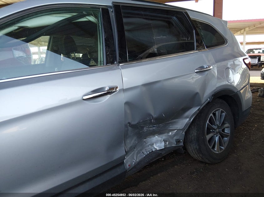 2018 Hyundai Santa fe VIN KM8SM4HF1JU270843 IAAI salvage auction — LEFT SIDE, Salvage Title, sold $1,600 on 2026-07-21 (photo 6)