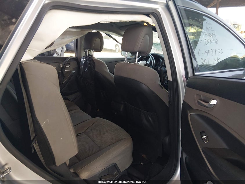 2018 Hyundai Santa fe VIN KM8SM4HF1JU270843 IAAI salvage auction — LEFT SIDE, Salvage Title, sold $1,600 on 2026-07-21 (photo 8)