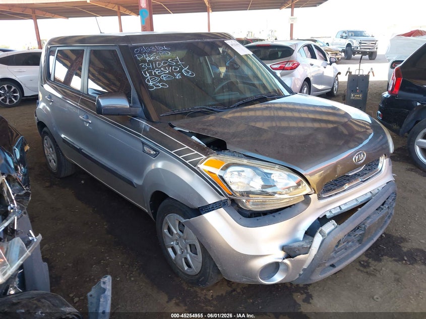 2012 Kia Soul VIN KNDJT2A51C7478540 IAAI salvage auction — RIGHT FRONT, Salvage Title, sold $950 on 2026-07-07 (photo 6)