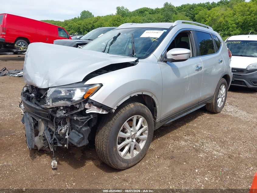 2020 Nissan Rogue VIN KNMAT2MV1LP507997 IAAI salvage auction — FRONT END, Salvage Title, sold $25 on 2026-07-29 (photo 2)