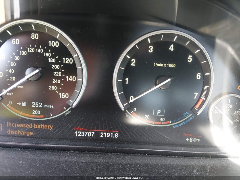 2013 BMW 5er VIN WBAFU9C58DDY72593 IAAI salvage auction — FRONT END, Salvage (Minnesota), sold $1,250 on 2026-07-29 (photo 7)