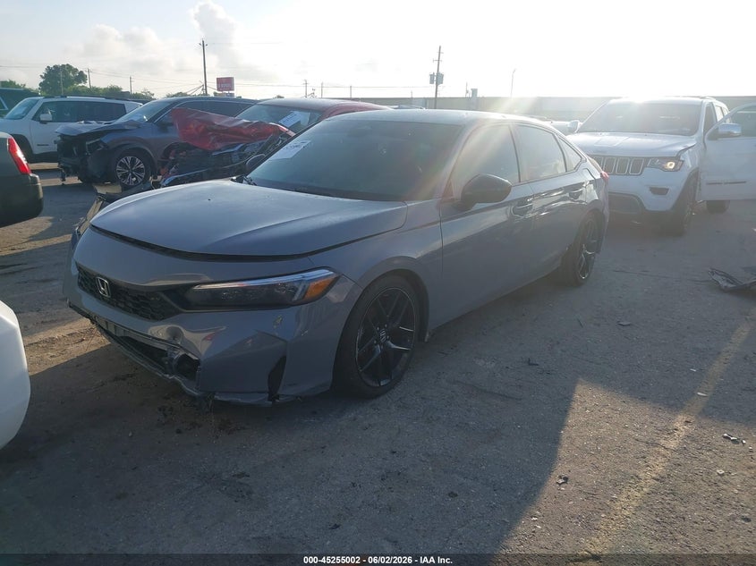 2025 Honda Civic VIN 2HGFE2F53SH531316 IAAI salvage auction — FRONT END, Salvage (Texas), sold $7,700 on 2026-07-24 (photo 2)