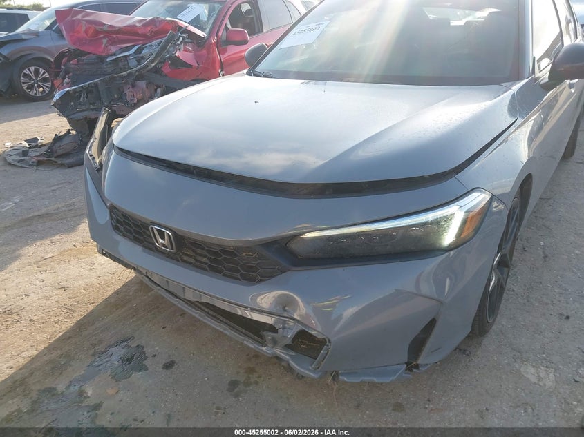 2025 Honda Civic VIN 2HGFE2F53SH531316 IAAI salvage auction — FRONT END, Salvage (Texas), sold $7,700 on 2026-07-24 (photo 6)