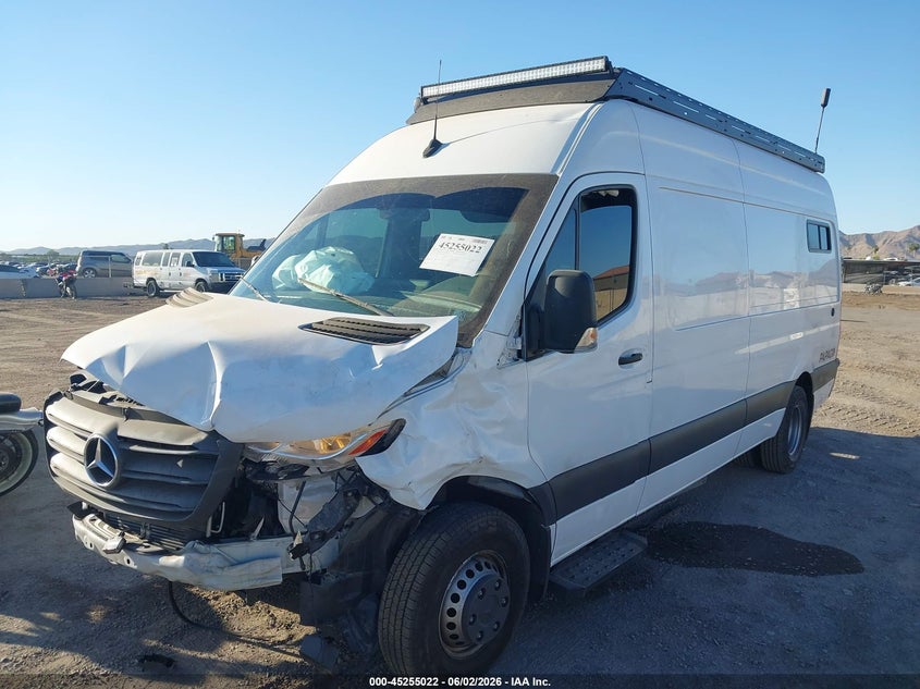2022 Mercedes-benz Sprinter VIN W1Y9EC3Y8NT107035 IAAI salvage auction — LEFT FRONT, Salvage Title, sold $20,250 on 2026-07-07 (photo 2)