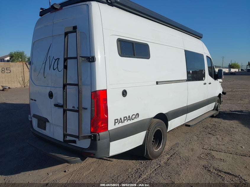 2022 Mercedes-benz Sprinter VIN W1Y9EC3Y8NT107035 IAAI salvage auction — LEFT FRONT, Salvage Title, sold $20,250 on 2026-07-07 (photo 4)