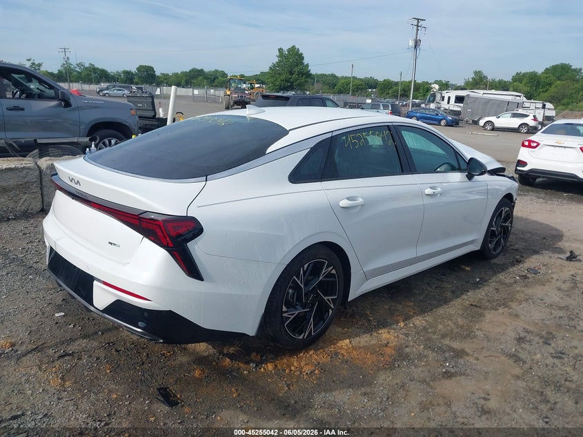 2025 Kia K5 VIN KNAG64J77S5352186 IAAI salvage auction — FRONT END, Salvage Title, sold $6,325 on 2026-07-28 (photo 4)