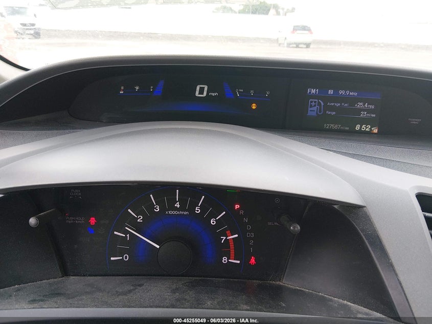 2012 Honda Civic VIN 19XFB2F54CE337298 IAAI salvage auction — HAIL, Salvage Title, sold $1,800 on 2026-07-10 (photo 7)