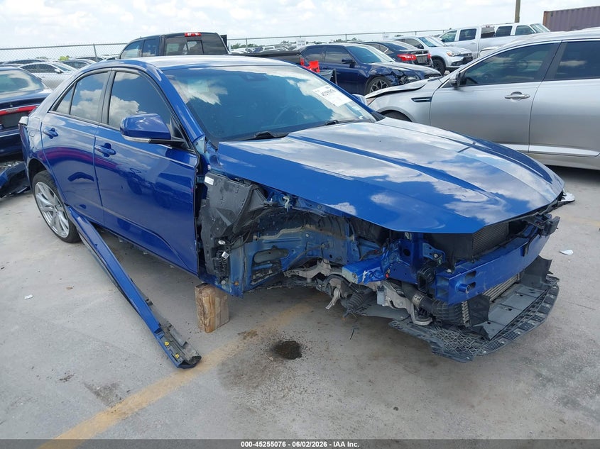 2023 Cadillac Ct4 VIN 1G6DC5RK7P0110034 IAAI salvage auction — RIGHT FRONT, Original (Texas), sold $9,600 on 2026-07-23 (photo 1)