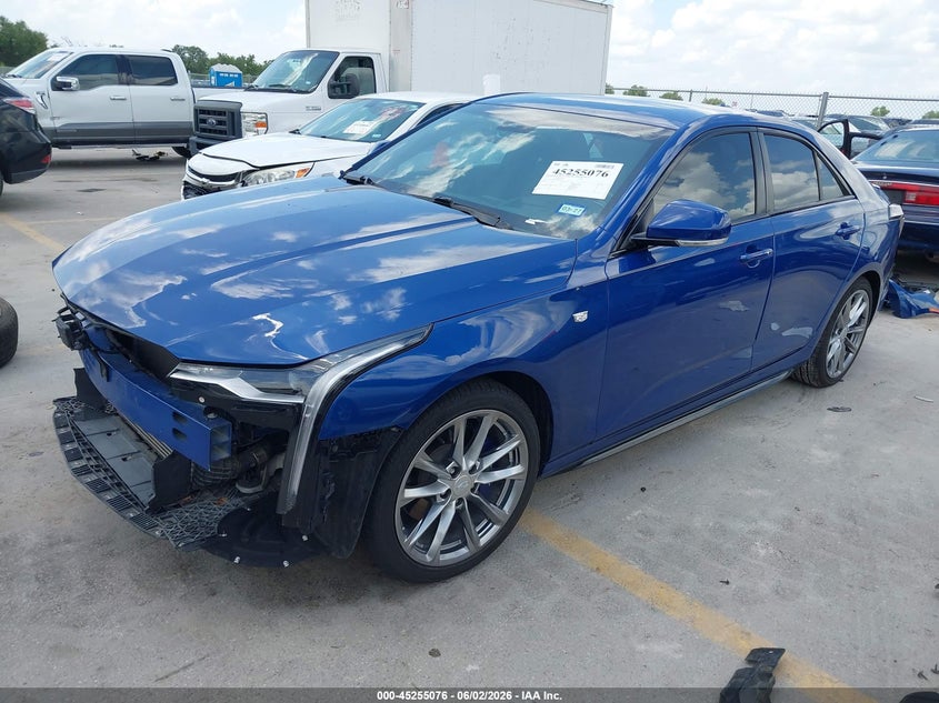 2023 Cadillac Ct4 VIN 1G6DC5RK7P0110034 IAAI salvage auction — RIGHT FRONT, Original (Texas), sold $9,600 on 2026-07-23 (photo 2)