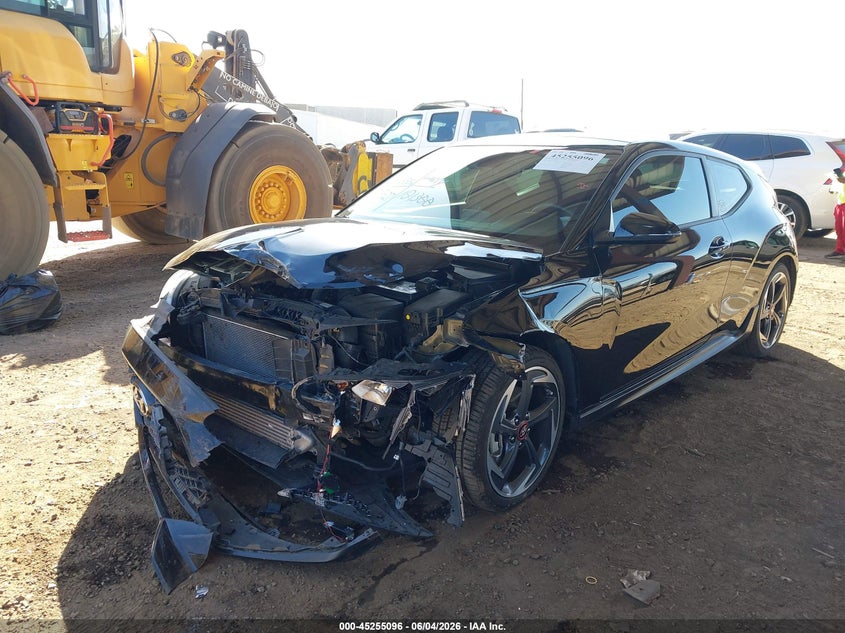 2019 Hyundai Veloster VIN KMHTH6AB6KU020642 IAAI salvage auction — FRONT END, Salvage (Arizona), sold $25 on 2026-07-28 (photo 6)