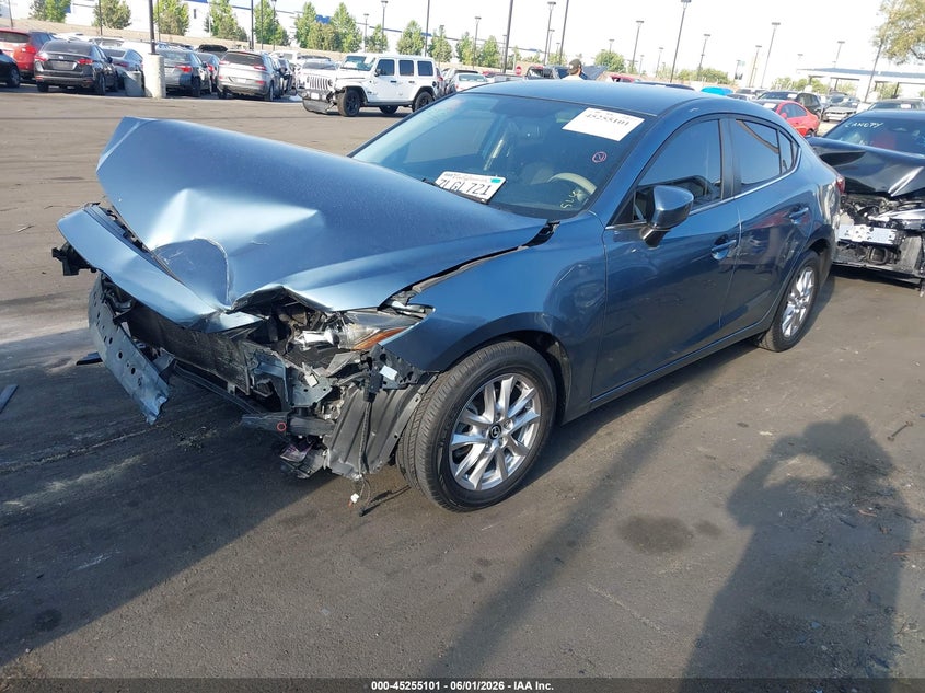 2015 Mazda 3 VIN JM1BM1V7XF1259414 IAAI salvage auction — FRONT END, Salvage Certificate (California), sold $800 on 2026-07-24 (photo 2)