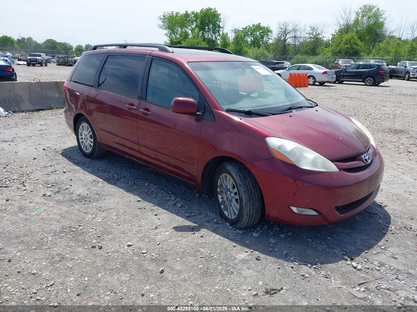 2009 Toyota Sienna VIN 5TDZK22C59S274809 IAAI salvage auction — LEFT & RIGHT, Clear (Wisconsin), sold $350 on 2026-07-31 (photo 1)