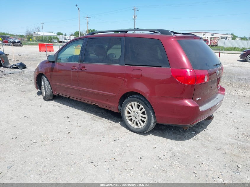 2009 Toyota Sienna VIN 5TDZK22C59S274809 IAAI salvage auction — LEFT & RIGHT, Clear (Wisconsin), sold $350 on 2026-07-31 (photo 3)