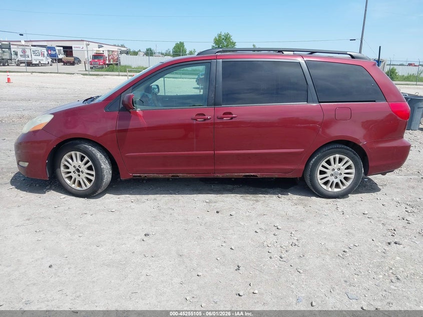 2009 Toyota Sienna VIN 5TDZK22C59S274809 IAAI salvage auction — LEFT & RIGHT, Clear (Wisconsin), sold $350 on 2026-07-31 (photo 6)