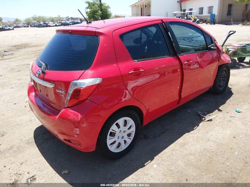2014 Toyota Yaris VIN VNKKTUD33EA007948 IAAI salvage auction — FRONT END, Salvage (Arizona), sold $700 on 2026-08-02 (photo 4)