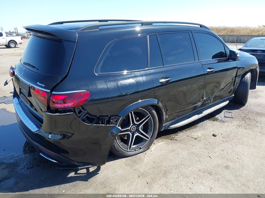 2024 Mercedes-benz Gls-klasse VIN 4JGFF5KE5RB083176 IAAI salvage auction — LEFT REAR, Salvage Title, sold $28,200 on 2026-08-24 (photo 4)