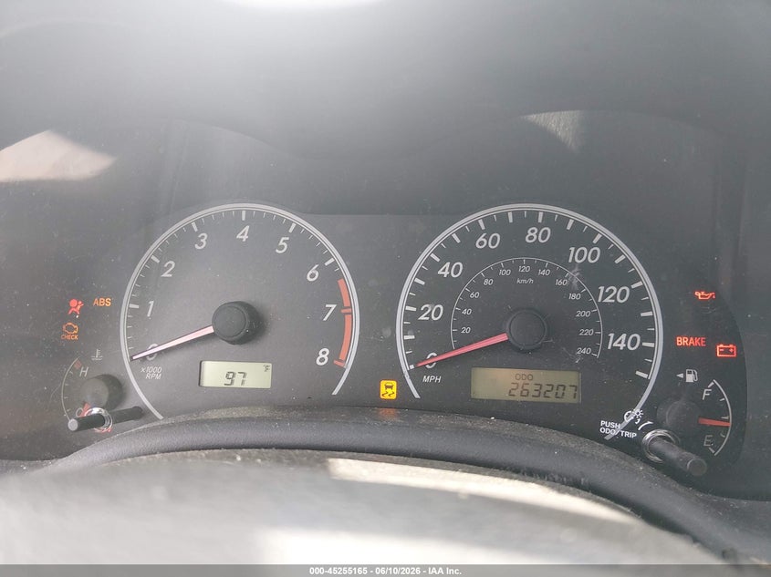 2013 Toyota Corolla VIN 5YFBU4EE4DP135762 IAAI salvage auction — FRONT END, Salvage (South Carolina), sold $900 on 2026-07-15 (photo 7)