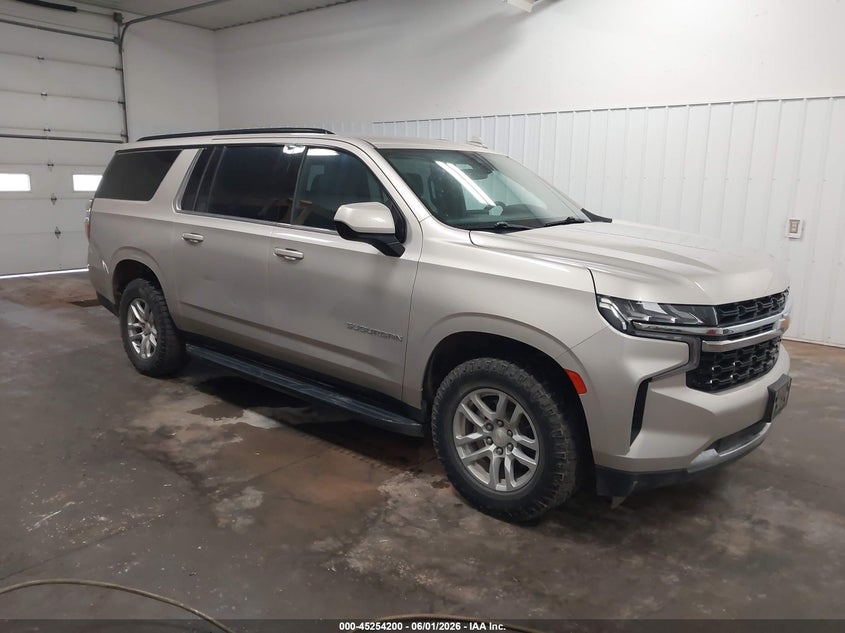 2021 Chevrolet Suburban VIN 1GNSKAED6MR462656 IAAI salvage auction — NORMAL WEAR, SF97 (South Dakota), sold $23,600 on 2026-07-09 (photo 1)