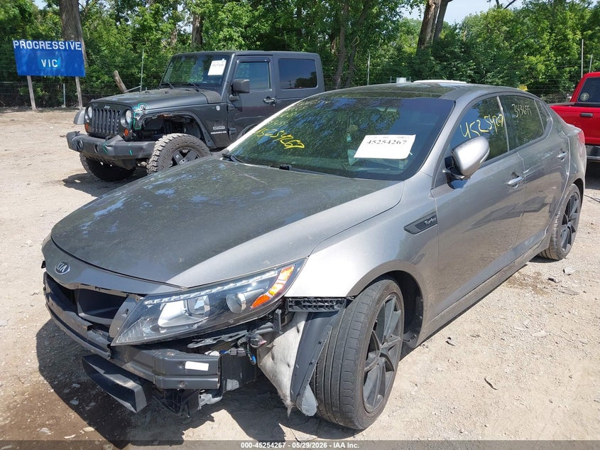 2014 Kia Optima VIN 5XXGR4A60EG343699 IAAI salvage auction — FRONT END, Salvage Title, sold $1,900 on 2026-07-11 (photo 6)