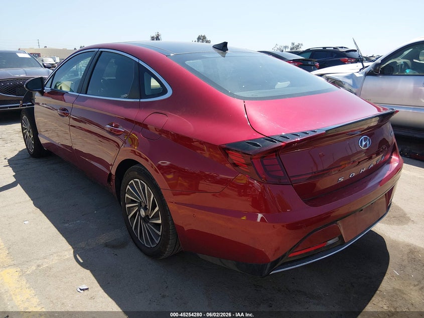 2023 Hyundai Sonata VIN KMHL54JJ2PA082276 IAAI salvage auction — LEFT FRONT, Salvage Title, sold $6,500 on 2026-07-29 (photo 3)