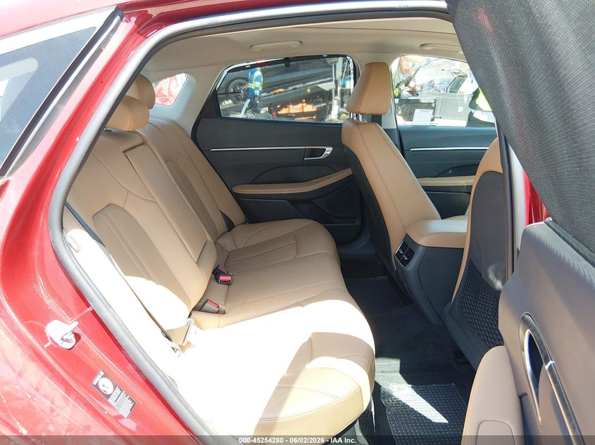 2023 Hyundai Sonata VIN KMHL54JJ2PA082276 IAAI salvage auction — LEFT FRONT, Salvage Title, sold $6,500 on 2026-07-29 (photo 8)